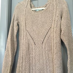 Maurice’s- Nude long fit sweater, Size:Small